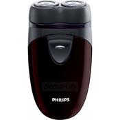 Philips CloseCut Cordless Electric Shaver | Black &amp; Bordeaux