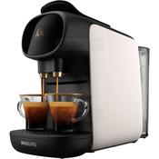 Philips L'Or Barista Sublime LM9012/00 Capsule Coffee Machine - Satin White, 19 Bar Pressure, 0.8L Capacity, Dual Capsule Recognition, Adjustable Volume, Removable Drip Tray, Dishwasher-Safe Parts, Auto Power-Off