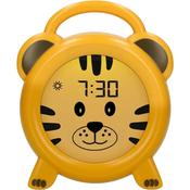 Alecto TIGER Rechargeable Sleep Trainer with Night Light and Alarm Clock | Orange image
