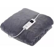 Carmen Luxury Fleece Electric Over Blanket with 9 Heat Settings | Grey image