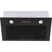 CDA 50cm Canopy Cooker Hood with 3 Speeds and LED Lights | Black image