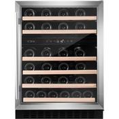 CDA 60cm Freestanding 46 Bottle Dual Zone Wine Cooler | Stainless Steel image