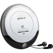 Groov-e Personal CD Player with Anti-Skip Protection | Silver image