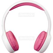 Lenco Foldable On-Ear Headphones for Kids with Volume Limiter | Pink image