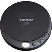 Lenco Portable CD Player with LCD Display and Earphones | Black image