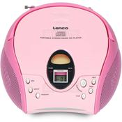 Lenco Portable FM Radio with CD Player | Pink image