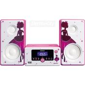 Lenco Princess Micro Music System with FM Radio &amp; Bluetooth| Pink image