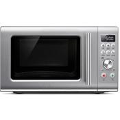 Sage The Compact Wave Soft Close 25 Litre 800W Freestanding Microwave | Silver image