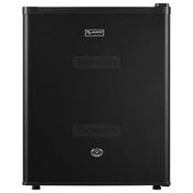 Adamo 46L Black Tabletop Fridge with Lock - Compact, Quiet, Energy Efficient with Reversible Door and Adjustable Feet