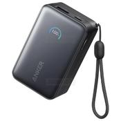 Anker Nano 10000mAh 45W Power Bank with Built-In Retractable USB-C Cable | Black image
