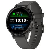 Garmin Venu 3S 41mm GPS Fitness Smartwatch | Slate with Pebble Grey Band image