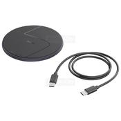 Hama 15W Wireless Charging Pad with USB-C Cable | Black image