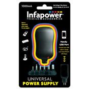 Infapower 1000mA Universal Power Supply with USB Port image
