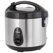 Judge 1.8L Stainless Steel Rice Cooker with Steamer Basket, Measuring Cup, Serving Spoon - Silver