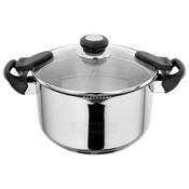 Judge Vista 24cm 4 Litre Draining Pot with Glass Lid image