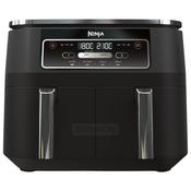Ninja Foodi AF200UK 4-in-1 Dual Zone Air Fryer 7.6L Black with Digital Display and Dual Drawers