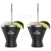 Ninja SLUSHi Insulated Cocktail Cup with Lid 2 Pack | Black