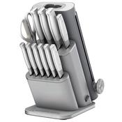 Ninja StaySharp 13 Piece Knife Block Set with Removable Sharpener | White &amp; Grey image