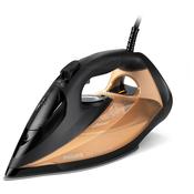 Philips 7000 Series 3000W Steam Iron with SteamGlide Elite Soleplate | Black &amp; Gold