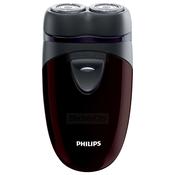 Philips CloseCut Rotation Shaver with Independently Floating Heads | Black &amp; Bordeaux