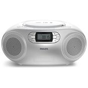 Philips Portable CD Player with Bluetooth, USB, FM Radio - Silver