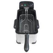 Progress 3 Litre Deep Fat Fryer with Viewing Window | Silver image