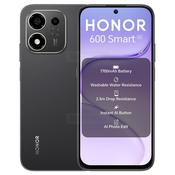 Honor 600 Smart 5G Smartphone 128GB Black 6.8 Inch 7700mAh Battery Washable Water Resistance 2.5m Drop Resistance 50MP Camera Dual SIM Android 16.0 USB Type-C 4GB RAM