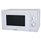 Powerpoint Microwave 700W White 20lts Capacity Manual Controls Dial