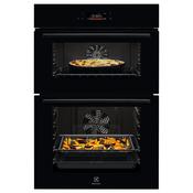 Electrolux 600 SurroundCook 61 Litre Built-in Electric Oven with Catalytic Cleaning and AirFry | Black