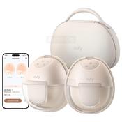 Eufy S1 Pro Wearable Breast Pump with HeatFlow Heating and App Control | White