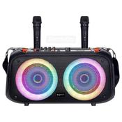 HAVIT Outdoor Bluetooth Karaoke Speaker with 2 Wireless Microphones | RGB Lighting