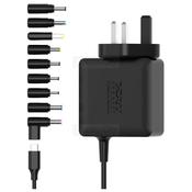 PORT Connect 65W GaN2 Universal USB-C Laptop Charger with 9 Tips & UK Plug