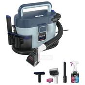Shark EveryMess VX110UK 3-in-1 Portable Stain Eliminator, Wet Vac & Dry Vac, 2kg, Blue, 6m Cord, Multi-Surface, Pet Hair Pick-Up, Self-Cleaning