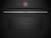 Bosch Series 8 60cm 45 Litre Built-in Single Oven with Microwave Function | Black