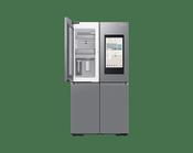Samsung Family Hub with AI Vision Inside American Fridge Freezer | Stainless Steel