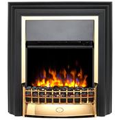 Dimplex Cheriton 2kW Optiflame Electric Fire | Brass &amp; Black
