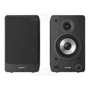 Sharp 60W Bluetooth Bookshelf Speakers | Black
