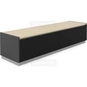 Alphason Horizon 160cm Reversible TV Stand | Walnut and Light Oak