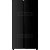Belling 90cm American Style Fridge Freezer | Black Steel