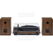 Crosley C62C Belt Drive Bluetooth Turntable with Speakers | Walnut