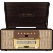 Crosley Rhapsody Entertainment Center Record Player with Bluetooth | Mahogany