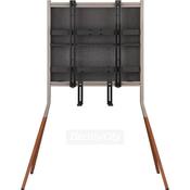 One For All Falcon Universal 32 - 70 Inch TV Stand with Soundbar Holder | Walnut &amp; Gun Metal Grey