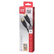 One For All Premium High Speed 4K HDMI Cable | 3 Metres