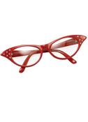 50s Red Poodle Glasses