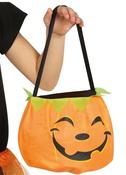 Pumpkin Trick or Treat Nylon Bucket 16cm