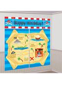 Pirate Treasure Map Wall Decoration - Scene Setter