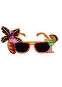 Hawaiian Cocktail Sunglasses Orange