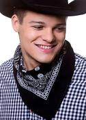 Cowboy Bandana 55cm – Black