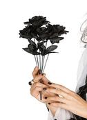 Corpse Bride Black Rose Bouquet
