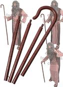 Bo Peep Staff / Shepherd's Crook - Brown
